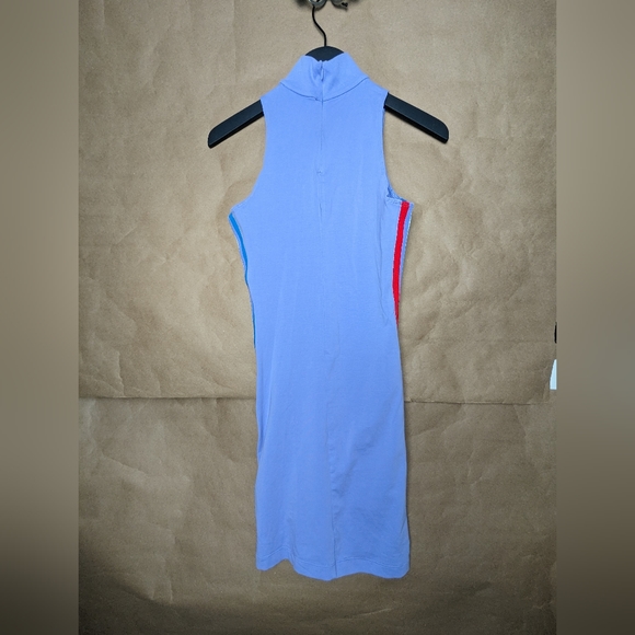 Adidas Originals Adicolor Trefoil Bodycon Dress in Lavender - Picture 14 of 14